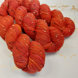 Autumn's Fire - Nep Sock - Hand Dyed Yarn from Noodle Soup