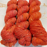 Autumn's Fire - Nep Sock - Hand Dyed Yarn from Noodle Soup