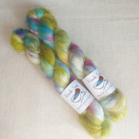 Gulfweed Cosmos - Kid Silk Fluph - Hand Dyed Yarn from Noodle Soup