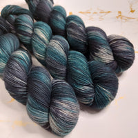 Of The Deep - Yak Sock - Hand Dyed Yarn from Noodle Soup