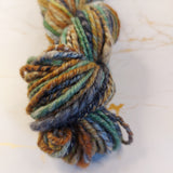 Hand Spun Yarn #11 - Hand Dyed Yarn from Noodle Soup