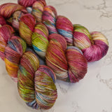 Melted Crayon - BFL Silk Sock