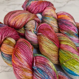 Melted Crayon - BFL Silk Sock