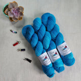 Azure - Super Sock - Hand Dyed Yarn from Noodle Soup